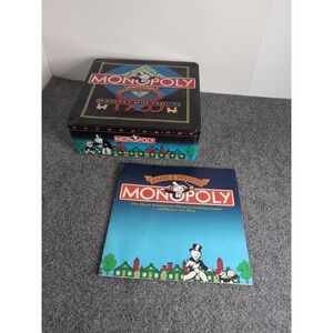 Monopoly Commemorative Edition 1935 Metal Game Case, Tray & Instructions ONLY